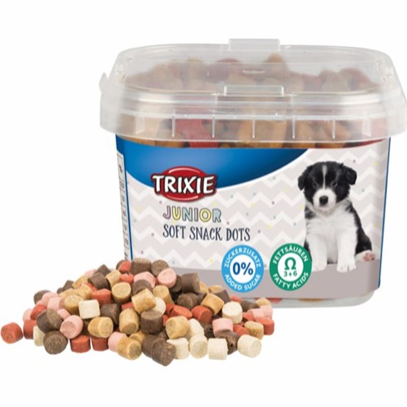 Junior Soft Snack Dots M/Omega-3 M/Kylling og Laks 140g