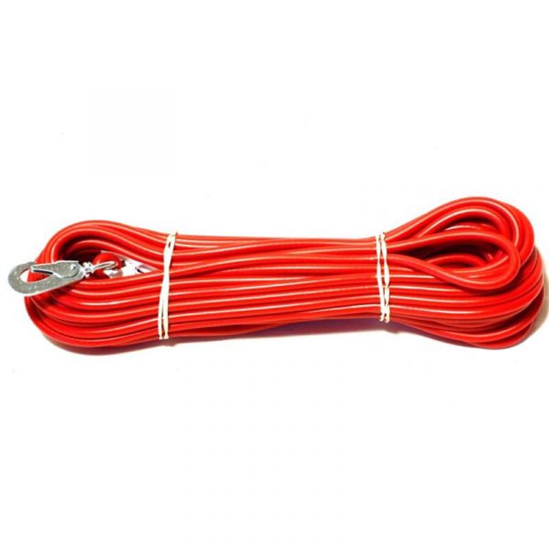 Sporline Vinter gummi Rød 6mm 15m